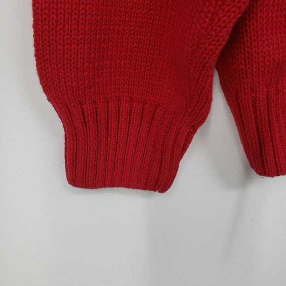 CHAPS Men's Red pull over Sweater extra large - Picture 6 of 7